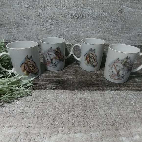 Antique Other - 🌠5/$25 vintage horse pony tea cups mugs equine